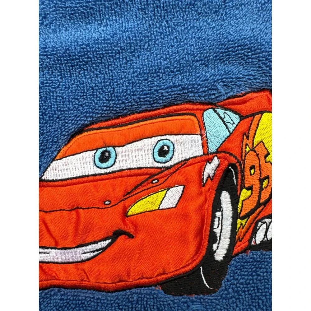 Disney Pixar Cars Lightning McQueen Fleece Blanket Bath Towel Glad Bags Bundle